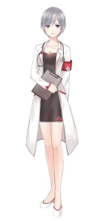 Аниме девушка медик