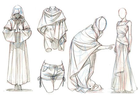 Накидка с капюшоном референс