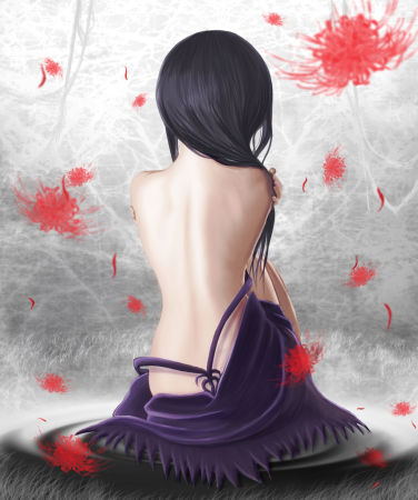 Аниме со спины