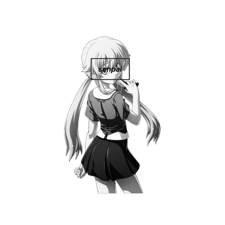 Аниме девочка семпай