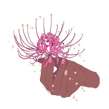 Ликорис цветок аниме