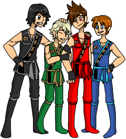 Ниндзяго Коул и Кай хуманизация