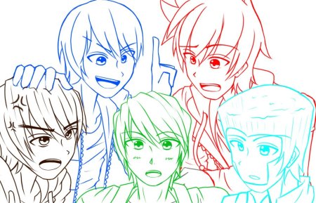 Ниндзяго хуманизация Ллойд и Кай