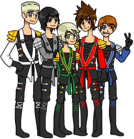 Ниндзяго Коул Джей Зейн Кай