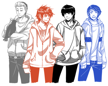 Кай Зейн Коул Джей арт