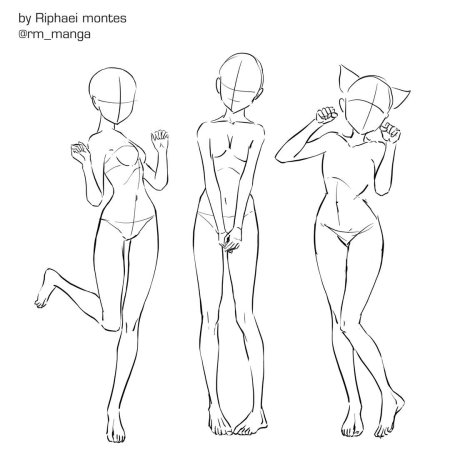 Позы для рисования