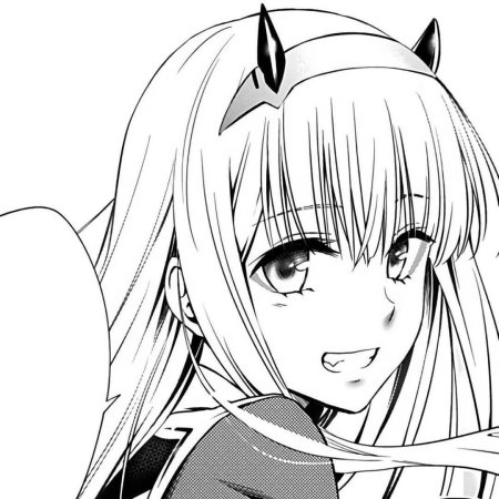 Аниме чёрно белое