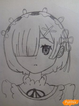 Рем карандашом