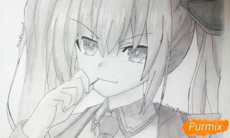 Рисунки карандашом из аниме Рандеву с жизнью