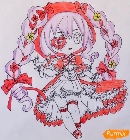 Чиби валентинки