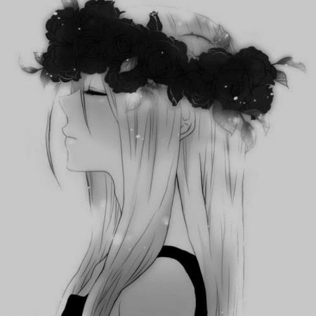 Девушка арт черно белый