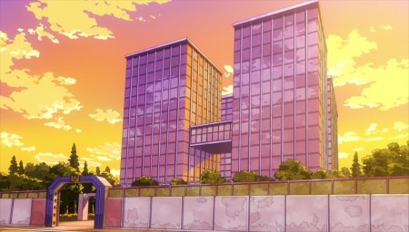 Фон аниме улица моя геройская Академия