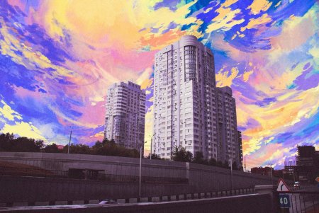 Панельные дома арт