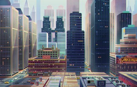 Небоскребы арт