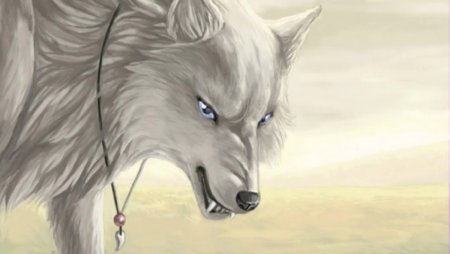 Злая белая волчица