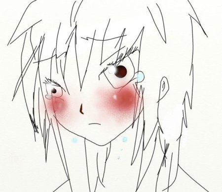 Аниме девушка кричит