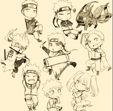 Рисунки Наруто Чиби