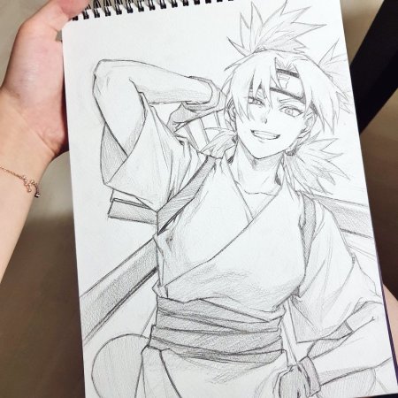 Темари набросок Кишимото