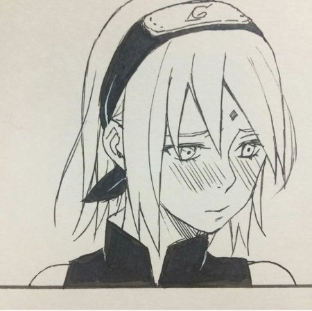 Сакура Харуно для срисовки