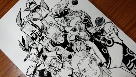 Скетчбук Наруто