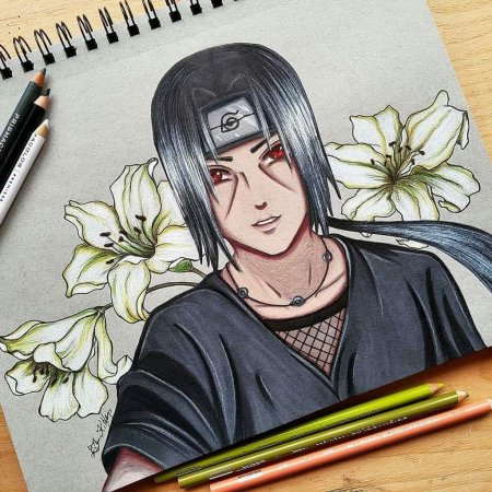 Итачи карандашом