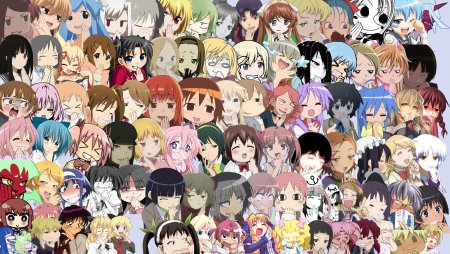 Аниме много персонажей
