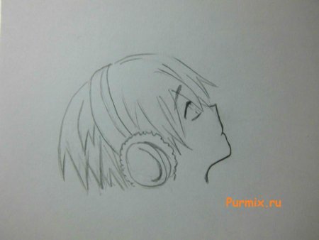 Аниме парни карандашом для начинающих