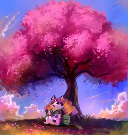 Сакура Геншин арт