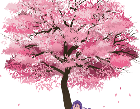 Сакура Геншин фон