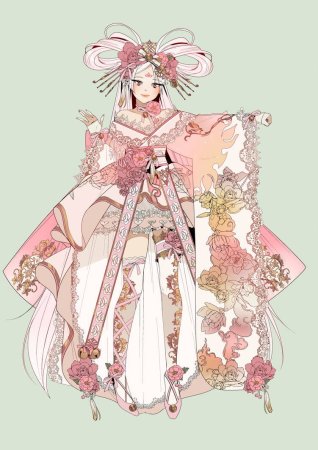 Японская юката референс мужская