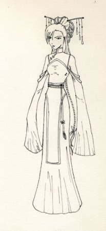 Кимоно гейши аниме