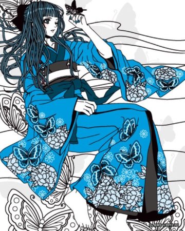 Японская юката референс