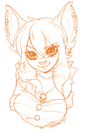 Фурри для срисовки