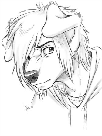 Рисование аниме фури