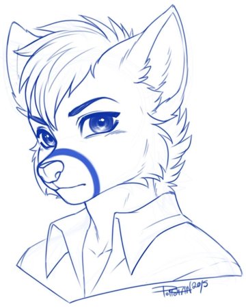 Фурри волчица Фрея