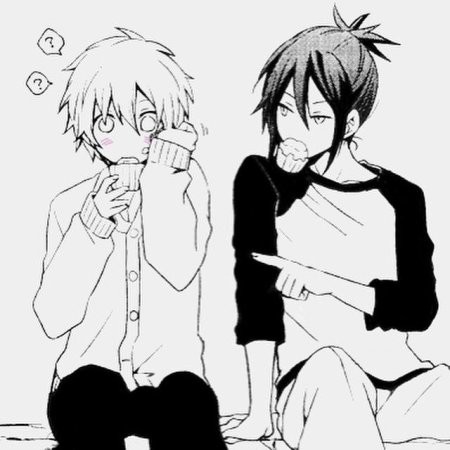 Яой Манга черно белая