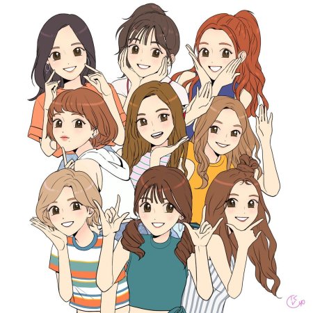 Чиби кпоп twice