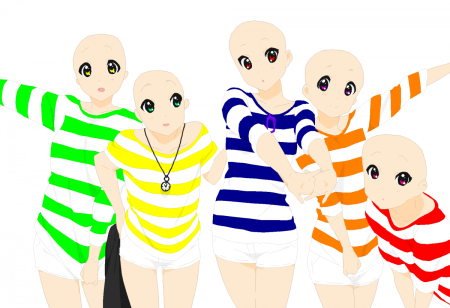 Аниме манекены