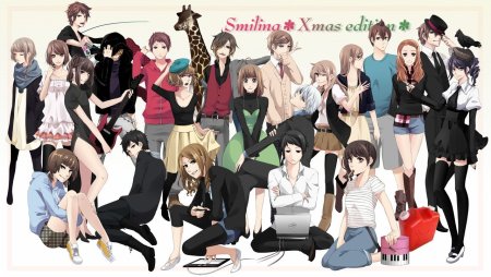 Аниме группа друзей