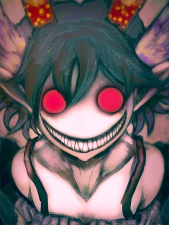 Сумасшедшая улыбка арт