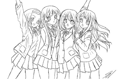 Аниме подружки