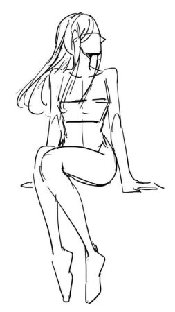 Стоячие позы для рисования