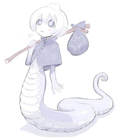 Аниме Ламия белая