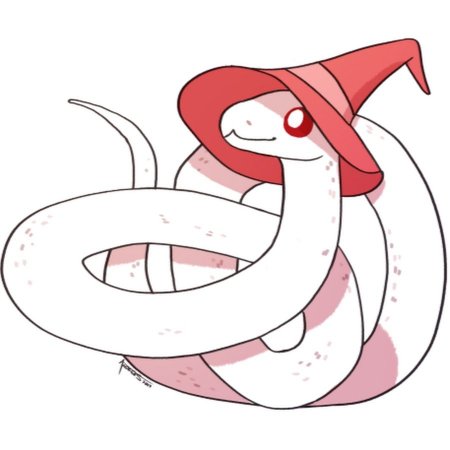 Милая змея арт