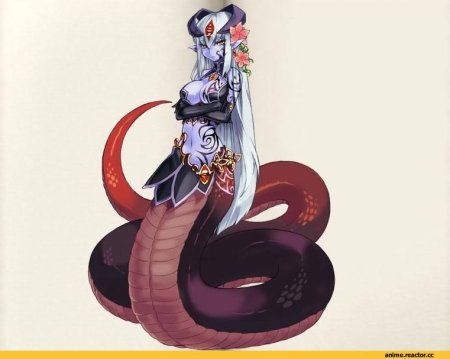 Аниме Ламия змеи