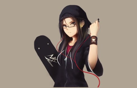 Аниме тянка пацанка