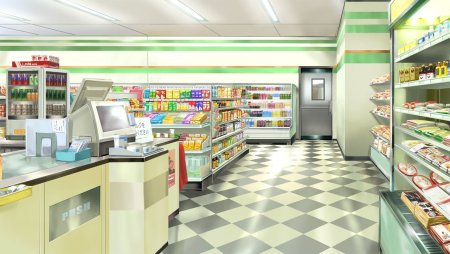Аниме продуктовый магазин