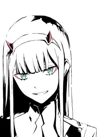 Zero two эскиз