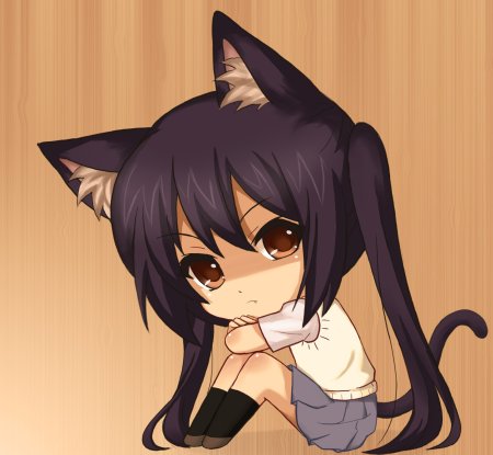 Аниме кошка