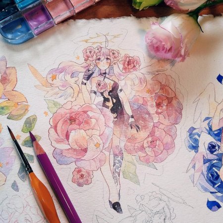 Акварельные маркеры для рисования